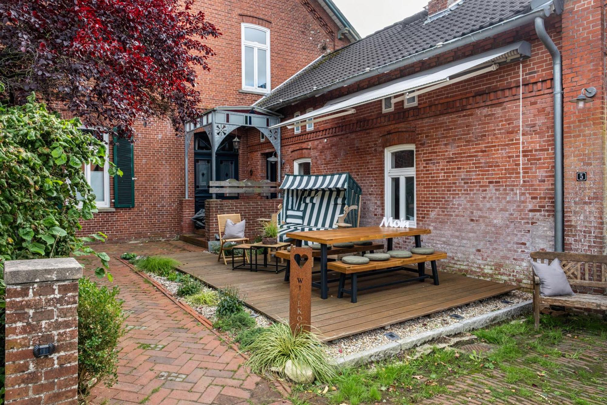 Ferienwohnung Flut Am Weserstrand Sandstedt Exterior photo